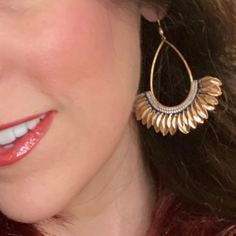 Stella & Dot Pegasus Earrings Like New